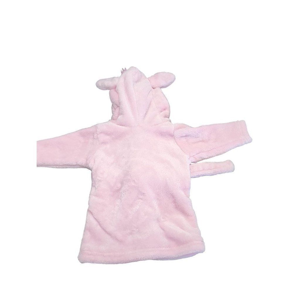 Pink Unicorn Bathrobe for 0-9 Month Olds